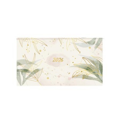 Zsebnaptár, fekvő elrendezésű, TOPTIMER, "Joy", levelek