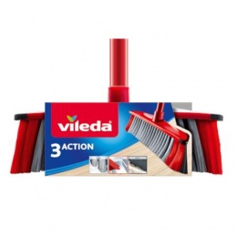 Partvis, nyéllel, VILEDA "3Action", piros