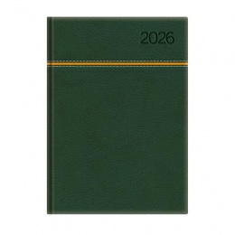 Naptár, tervező, A5, napi, TOPTIMER, "Young", zöld-narancs