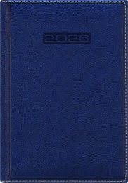 Naptár, tervező, A5, napi, DAYLINER, "Sherwood", kék